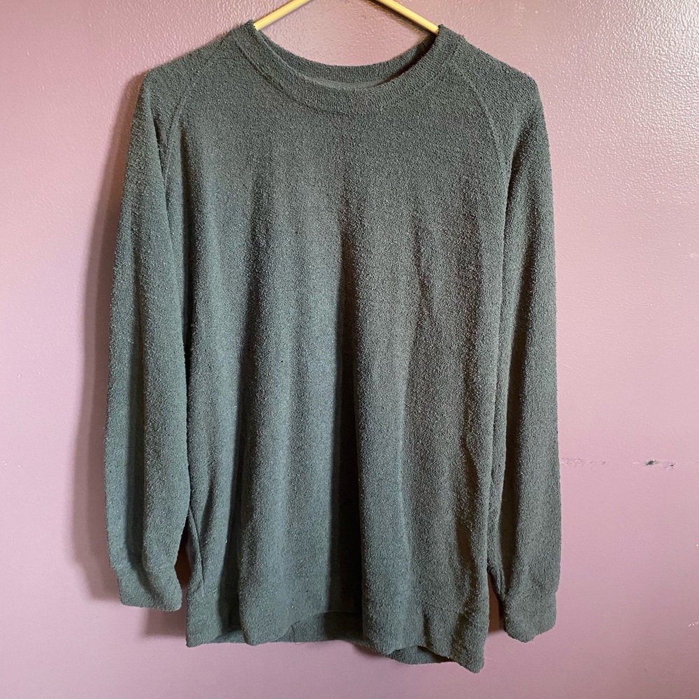 Poodle style sweater-dark grey.